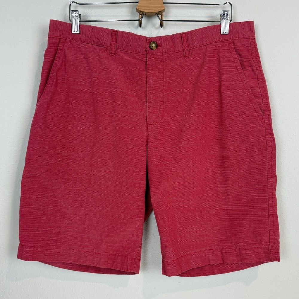 Tommy Hilfiger Red Cotton Shorts 36